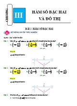 Chuyên đề Toán Lớp 10 - Chuyên đề Hàm số bậc hai (Có lời giải chi tiết)